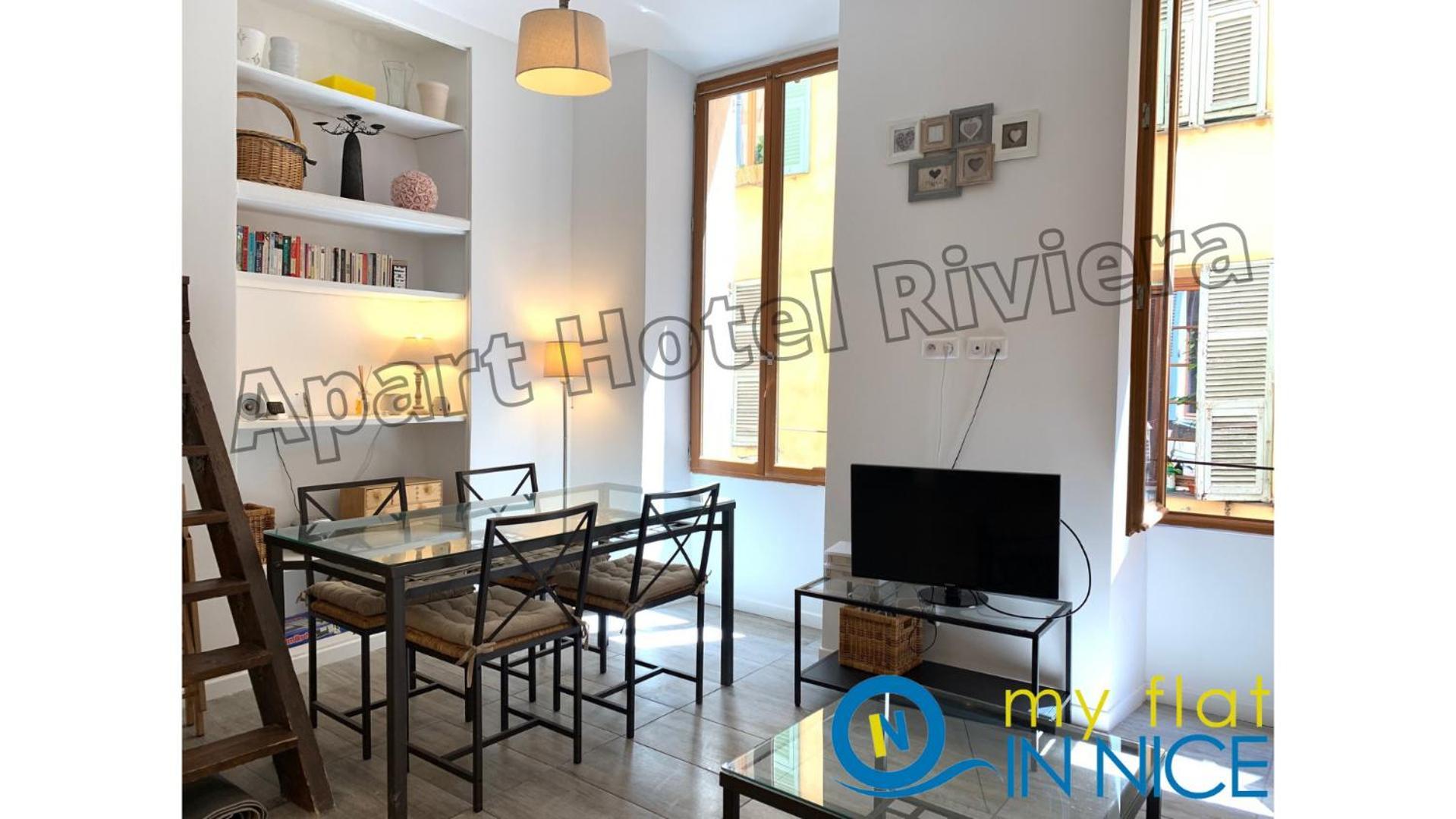 Aparthotel Riviera - Barillerie 12 - Vieille Ville 1Mn Plage - Appartement 2 Pieces Ac Nice Ngoại thất bức ảnh